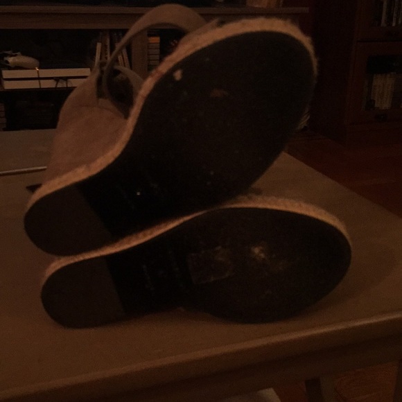 Balenciaga Suede Espadrille Wedge Sandal, Taupe - Picture 7 of 7